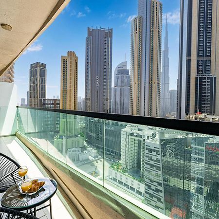 2 Bedroom With Burj Khalifa View, 5 Min Walk From Dubai Mall! Pool, Gym And Sauna Access! Extérieur photo